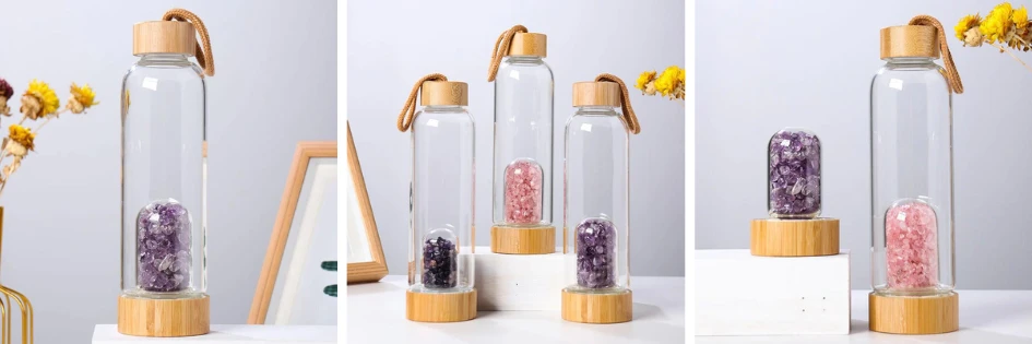 Citrine Crystal Infusion Water Bottle