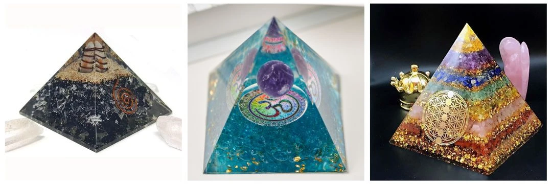 orgonite pyramid collection