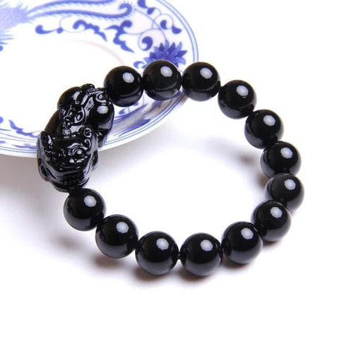 Black Obsidian Pixiu Bracelet