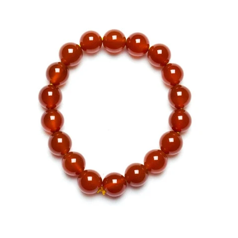 carnelian bracelet - crystal bracelet