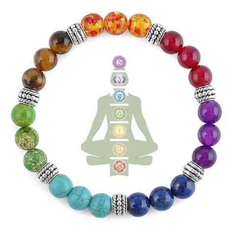 chakra stone bracelet - gift for yoga lovers