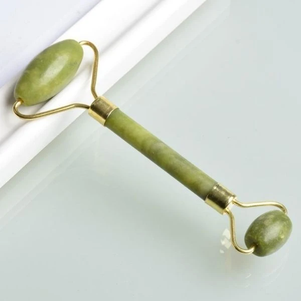 green jade roller double face massager