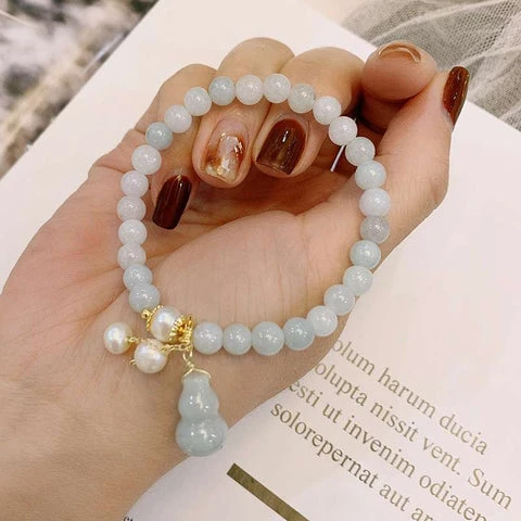 jade wu lou healing bracelet - spiritual gifts for women