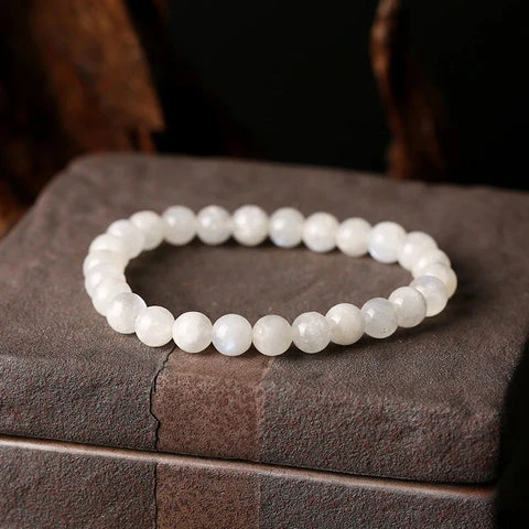 moonstone bracelet - crystal bracelet