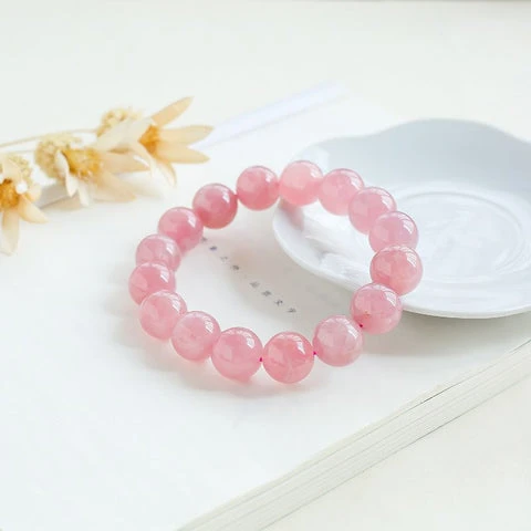 rose quartz love bracelet - spiritual gifts for women