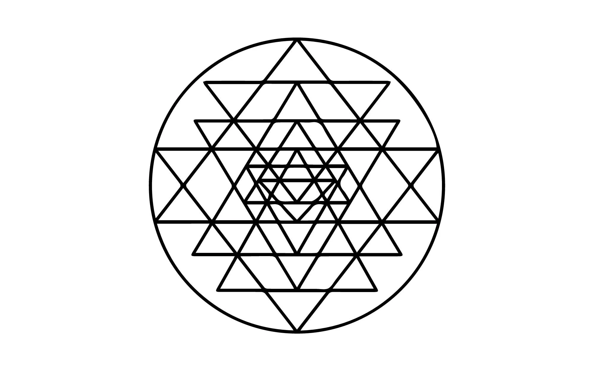 sacred geometry symbols and meanings - sri yantra