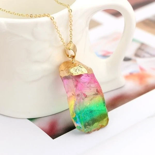 watermelon tourmaline necklace