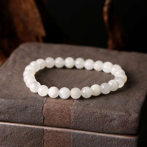 white moonstone bracelet - spiritual gifts for women